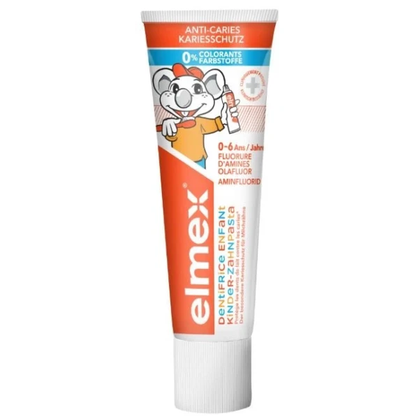 Hier sehen Sie den Artikel ELMEX KINDER Zahnpasta Tb 75 ml aus der Kategorie Zahnpasta/Gel/Pulver. Dieser Artikel ist erhältlich bei pedro-shop.ch