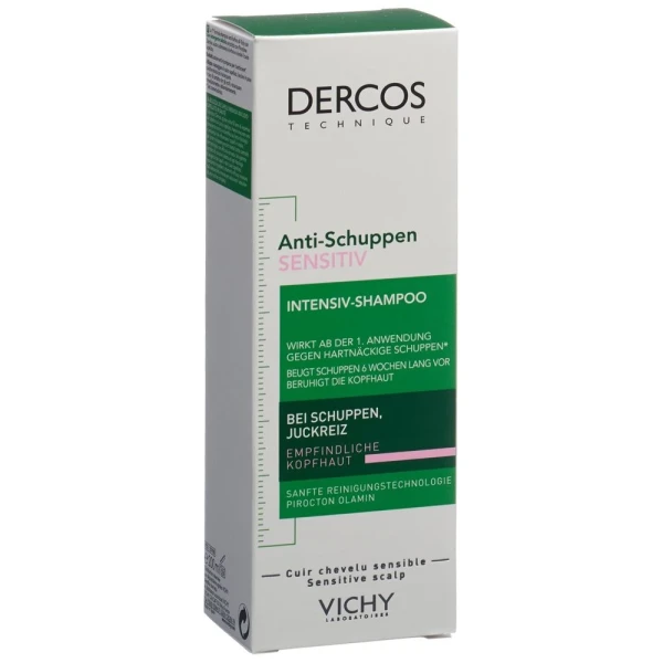 Hier sehen Sie den Artikel VICHY Dercos Anti Schuppen Shamp Sens DE/IT 200 ml aus der Kategorie Haar-Shampoo. Dieser Artikel ist erhältlich bei pedro-shop.ch