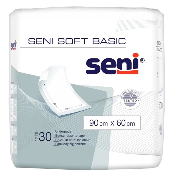 SENI Soft Basic Unterlage 90x60cm 30 Stk