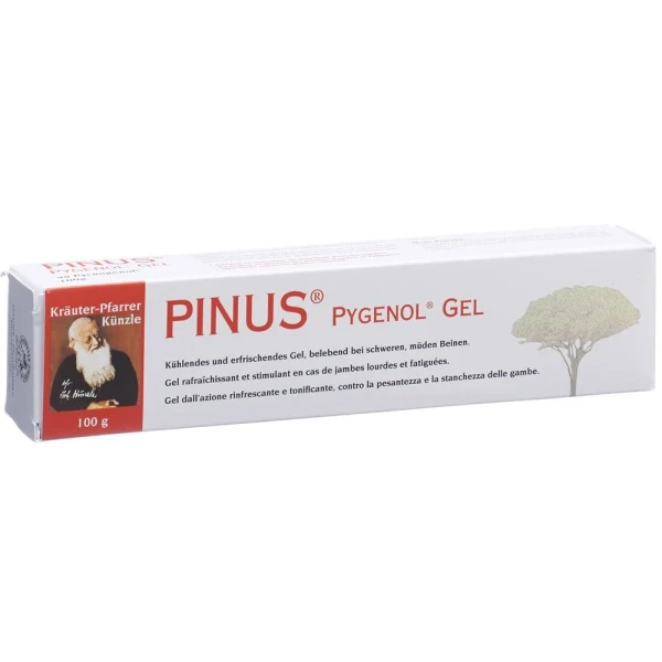 Hier sehen Sie den Artikel PINUS PYGENOL Gel Tb 100 g aus der Kategorie Kosmetika für spezielle Anwendungen. Dieser Artikel ist erhältlich bei pedro-shop.ch