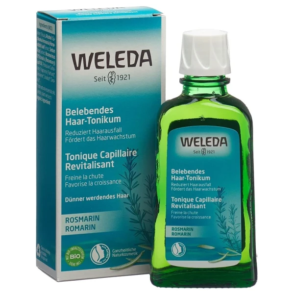 Hier sehen Sie den Artikel WELEDA Belebendes Haar-Tonikum 100 ml aus der Kategorie Haarwasser. Dieser Artikel ist erhältlich bei pedro-shop.ch