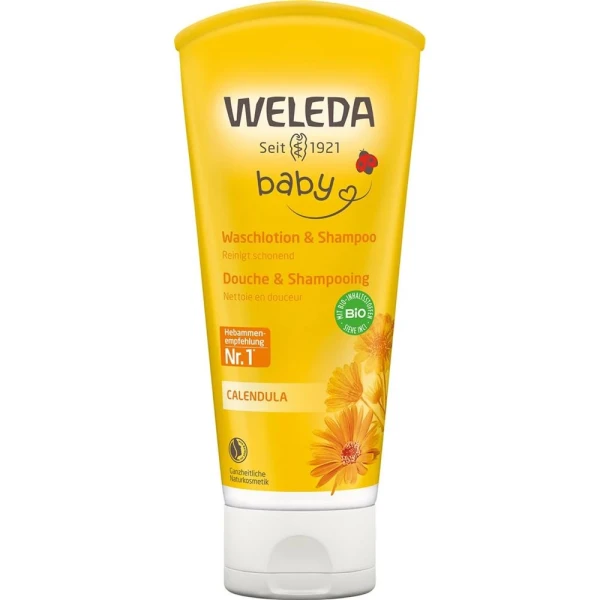 Hier sehen Sie den Artikel WELEDA CALENDULA Waschlotion & Shampoo Tb 200 ml aus der Kategorie Baby-Bad/Douche. Dieser Artikel ist erhältlich bei pedro-shop.ch