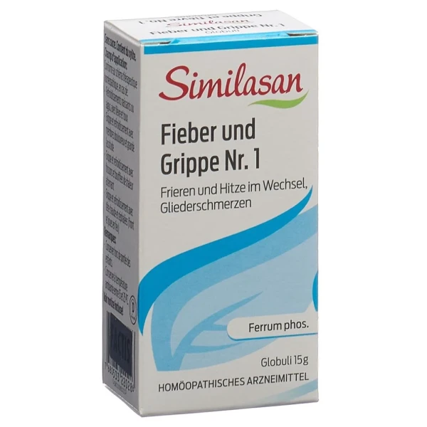 Hier sehen Sie den Artikel SIMILASAN Fieber und Grippe Nr. 1 Glob 15 g aus der Kategorie Arzneimittel der Liste D. Dieser Artikel ist erhältlich bei pedro-shop.ch