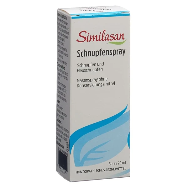 Hier sehen Sie den Artikel SIMILASAN Schnupfenspray Neu 20 ml aus der Kategorie Arzneimittel der Liste D. Dieser Artikel ist erhältlich bei pedro-shop.ch