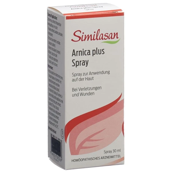 Hier sehen Sie den Artikel SIMILASAN Arnica plus Spray 30 ml aus der Kategorie Arzneimittel der Liste D. Dieser Artikel ist erhältlich bei pedro-shop.ch