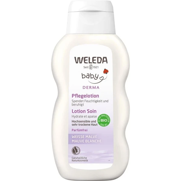 Hier sehen Sie den Artikel WELEDA WEISSE MALVE Pflegelotion Fl 200 ml aus der Kategorie Baby-Creme/Emuls/Lot/Milch/Öl. Dieser Artikel ist erhältlich bei pedro-shop.ch