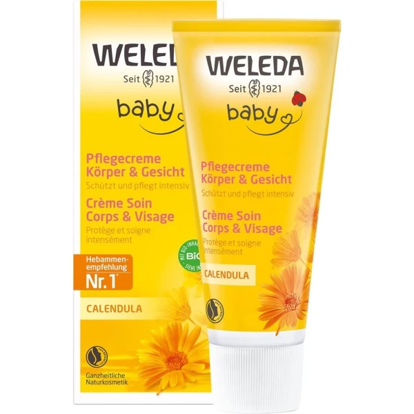 WELEDA CALENDULA Pflegecreme Körper&Gesicht 75 ml