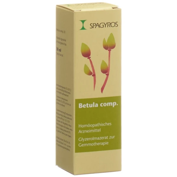 SPAGYROS GEMMO Betula comp Glyc Maz D 1 30 ml