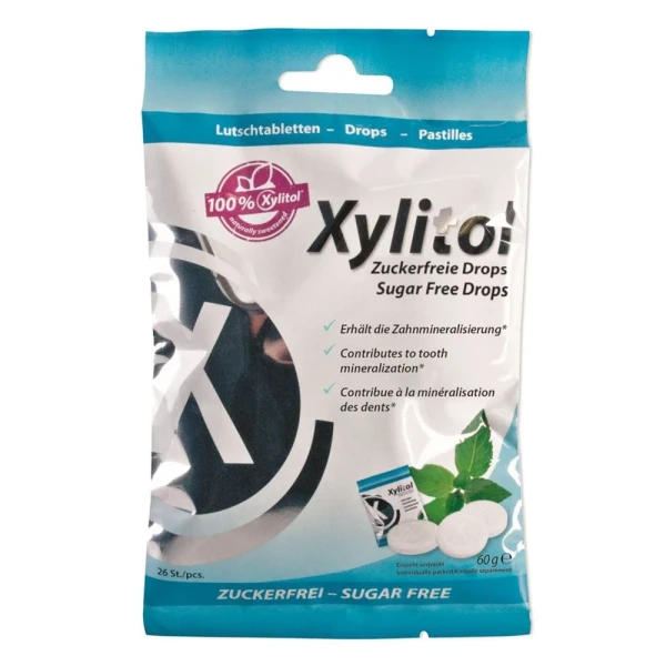 MIRADENT Xylitol Drops Mint 60 g
