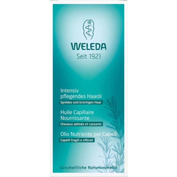 Hier sehen Sie den Artikel WELEDA Intensiv pflegendes Haaröl 50 ml aus der Kategorie Brillantine/Haaröl. Dieser Artikel ist erhältlich bei pedro-shop.ch