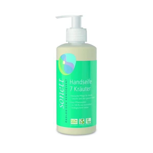 SONETT Handseife 7 Kräuter Pumpspender 300 ml