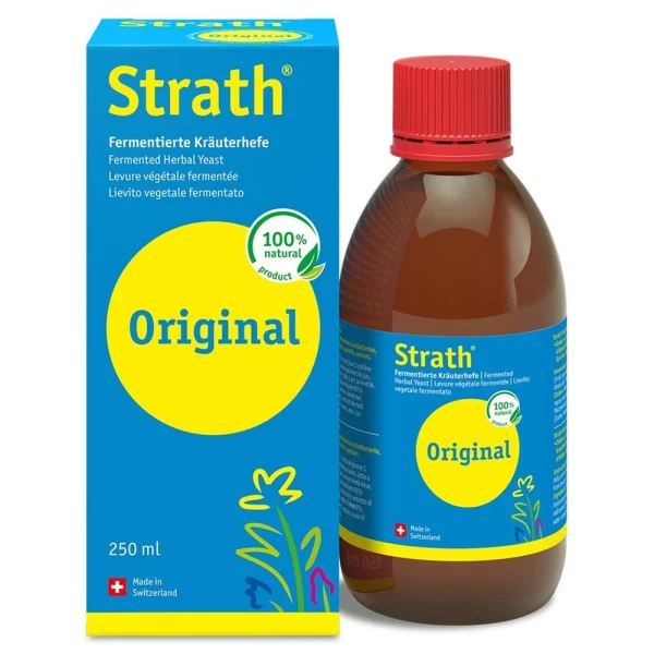 Hier sehen Sie den Artikel STRATH Original liq 250 ml aus der Kategorie Nahrungsergänzungsmittel. Dieser Artikel ist erhältlich bei pedro-shop.ch