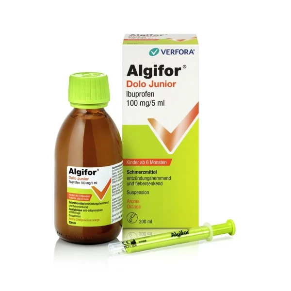Hier sehen Sie den Artikel ALGIFOR Dolo Junior Susp 100 mg/5ml Fl 200 ml aus der Kategorie Arzneimittel der Liste D. Dieser Artikel ist erhältlich bei pedro-shop.ch