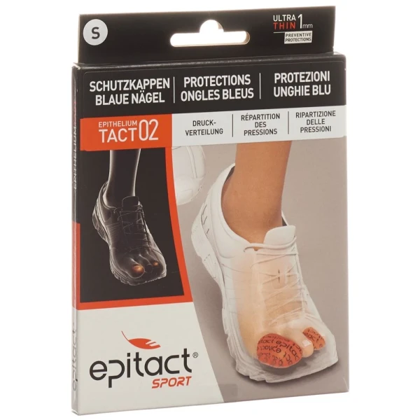 EPITACT SPORT Zehenschutz blaue Näg S 23mm 2 Stk