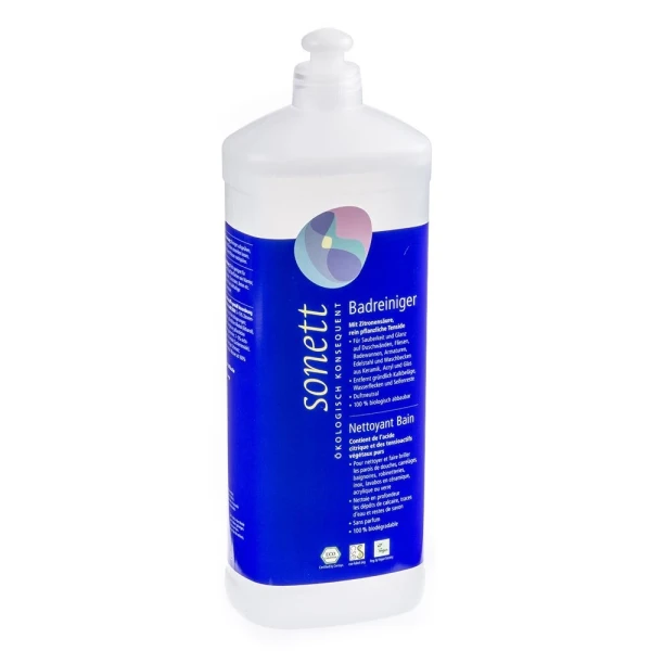 Hier sehen Sie den Artikel SONETT Bad-Reiniger Nachfüllflasche 1 lt aus der Kategorie Badezimmerreinigung. Dieser Artikel ist erhältlich bei pedro-shop.ch