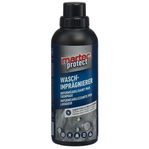 Hier sehen Sie den Artikel MARTEC Wasch-Imprägnierer Fl 500 ml aus der Kategorie Imprägnierungsmittel/Textil. Dieser Artikel ist erhältlich bei pedro-shop.ch