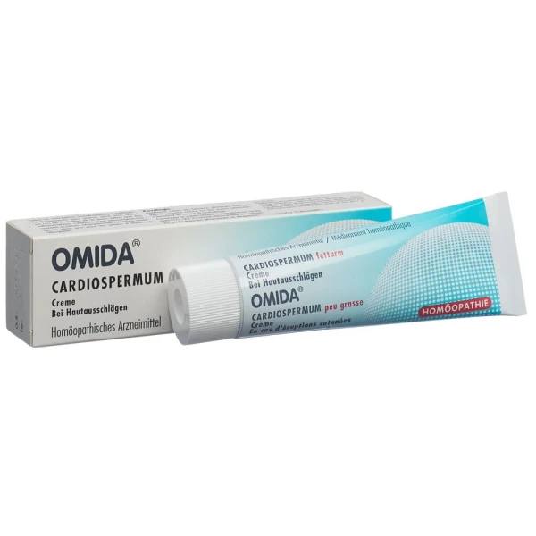Hier sehen Sie den Artikel OMIDA Cardiospermum Creme fettarm 50 g aus der Kategorie Arzneimittel der Liste D. Dieser Artikel ist erhältlich bei pedro-shop.ch