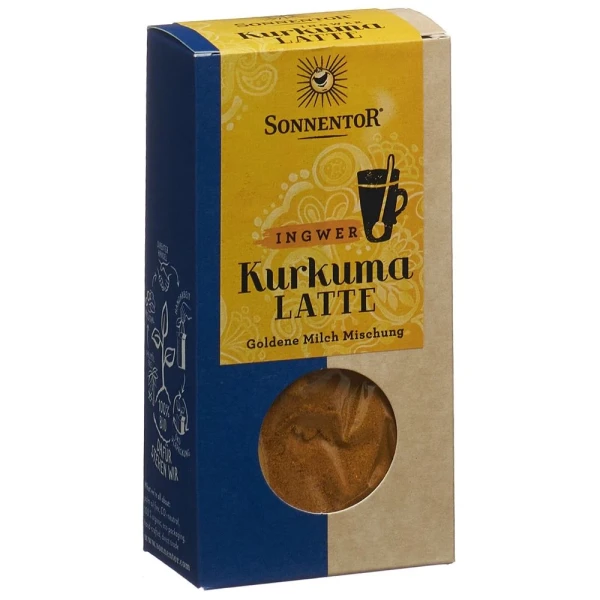 Hier sehen Sie den Artikel SONNENTOR Kurkuma-Latte Ingwer Btl 60 g aus der Kategorie Frühstücks- und Instantgetränke. Dieser Artikel ist erhältlich bei pedro-shop.ch