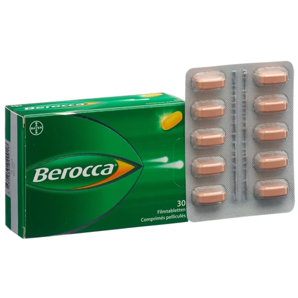 Hier sehen Sie den Artikel BEROCCA Filmtabl 30 Stk aus der Kategorie Arzneimittel der Liste D. Dieser Artikel ist erhältlich bei pedro-shop.ch
