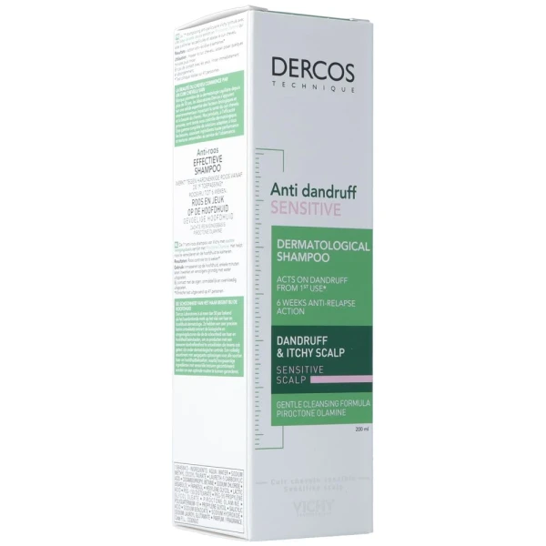 Hier sehen Sie den Artikel VICHY Dercos Shampoo Anti-Pell chev sens FR 200 ml aus der Kategorie Haar-Shampoo. Dieser Artikel ist erhältlich bei pedro-shop.ch