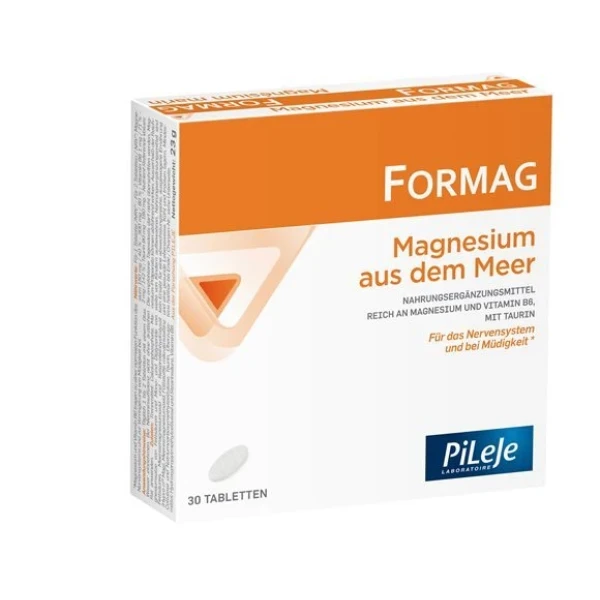 Hier sehen Sie den Artikel FORMAG Tabl 30 Stk aus der Kategorie Nahrungsergänzungsmittel. Dieser Artikel ist erhältlich bei pedro-shop.ch