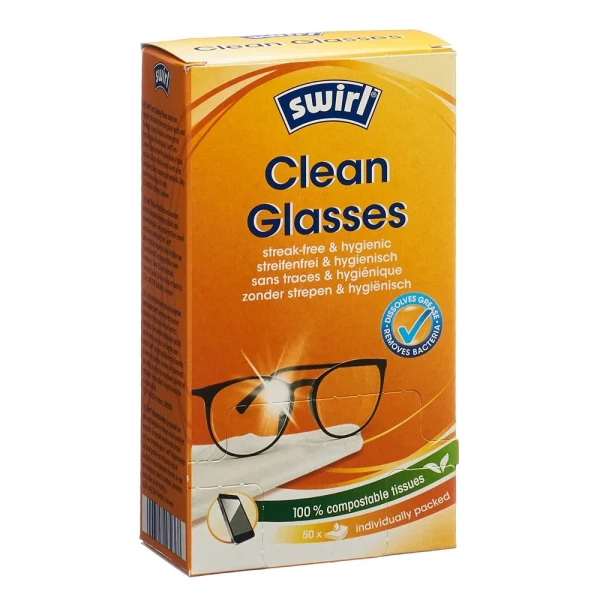 Hier sehen Sie den Artikel SWIRL Brillenputztücher 50 Stk aus der Kategorie Anti-Anlauf und Reinigung. Dieser Artikel ist erhältlich bei pedro-shop.ch