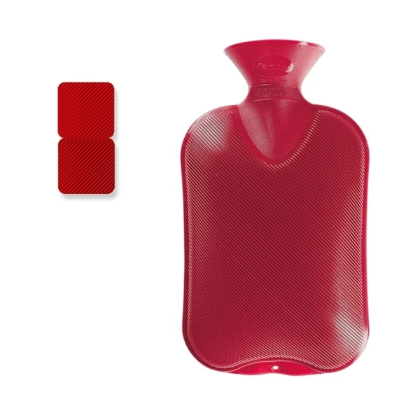 FASHY Wärmflasche 2l Doppellamelle cranberry