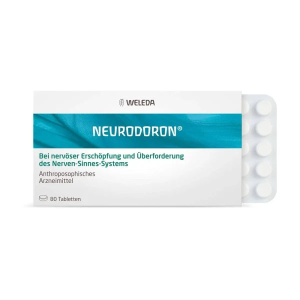Hier sehen Sie den Artikel NEURODORON Tabl Blist 80 Stk aus der Kategorie Arzneimittel der Liste D. Dieser Artikel ist erhältlich bei pedro-shop.ch