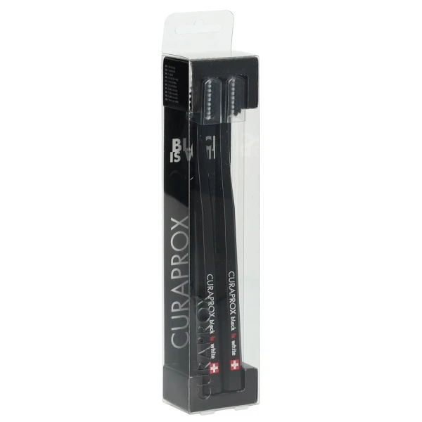 CURAPROX Black is White Zahnbürst schw/schw 2 Stk