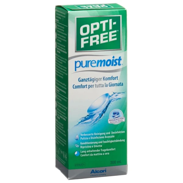 Hier sehen Sie den Artikel OPTI FREE PureMoist Lös Fl 300 ml aus der Kategorie Kontaktlinsen weich - Pflegemittel. Dieser Artikel ist erhältlich bei pedro-shop.ch
