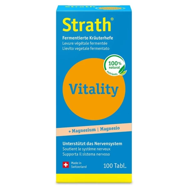 Hier sehen Sie den Artikel STRATH Vitality Tabl Blist 100 Stk aus der Kategorie Nahrungsergänzungsmittel. Dieser Artikel ist erhältlich bei pedro-shop.ch