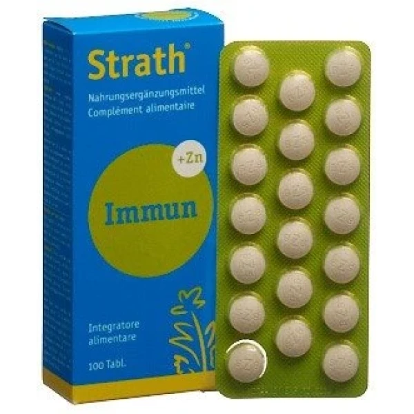 Hier sehen Sie den Artikel STRATH Immun Tabl Blist 100 Stk aus der Kategorie Nahrungsergänzungsmittel. Dieser Artikel ist erhältlich bei pedro-shop.ch