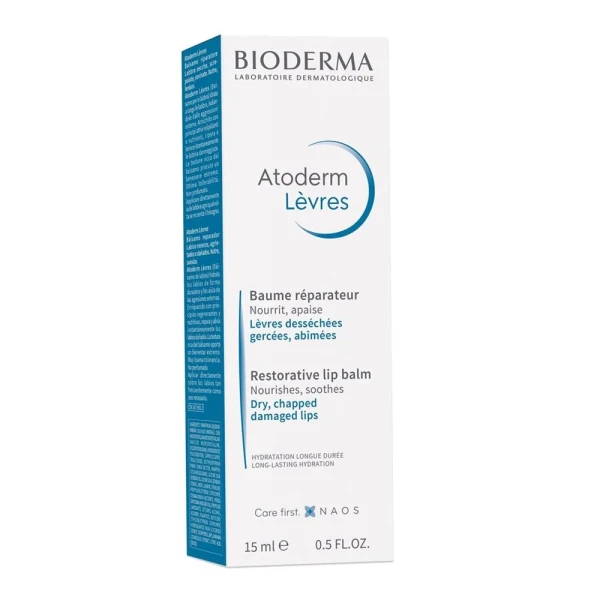 BIODERMA Atoderm lèvres baume réparateur Tb 15 ml