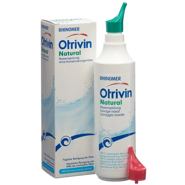 Hier sehen Sie den Artikel OTRIVIN Natural Nasenspülung 210 ml aus der Kategorie Andere Spezialitäten. Dieser Artikel ist erhältlich bei pedro-shop.ch