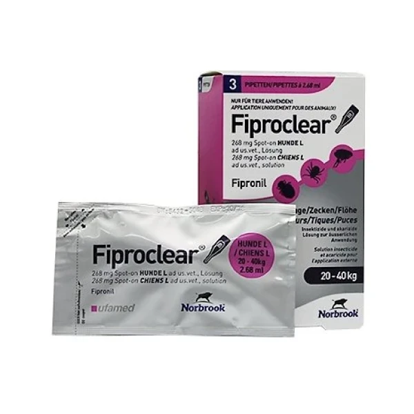 FIPROCLEAR Spot-on Hunde L ad us vet. 3 x 2.68 ml