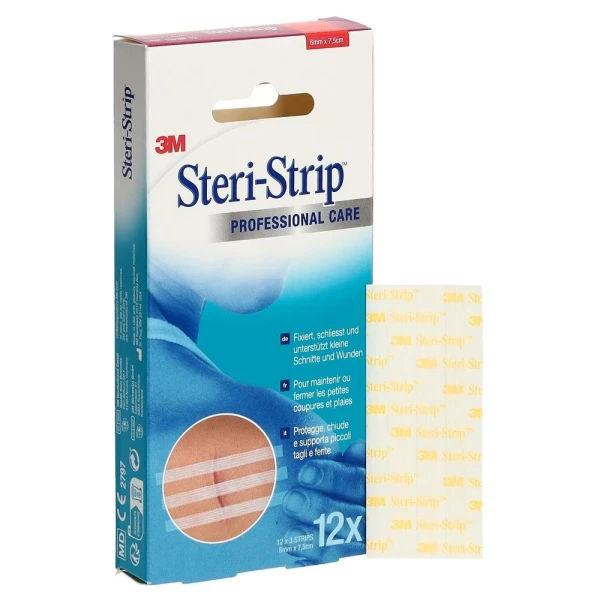 3M STERI STRIP 6x75mm weiss verstärkt 12 x 3 Stk