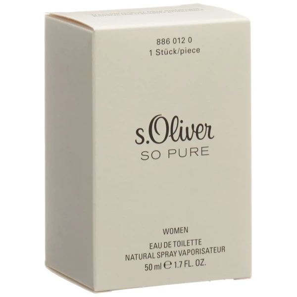 S OLIVER SO PURE W EDT Nat Spr 50 ml