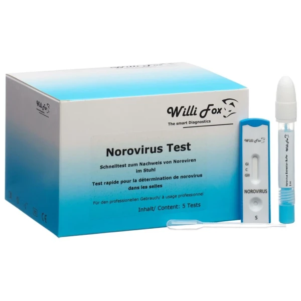 WILLI FOX Norovirus Stuhl Test 5 Stk