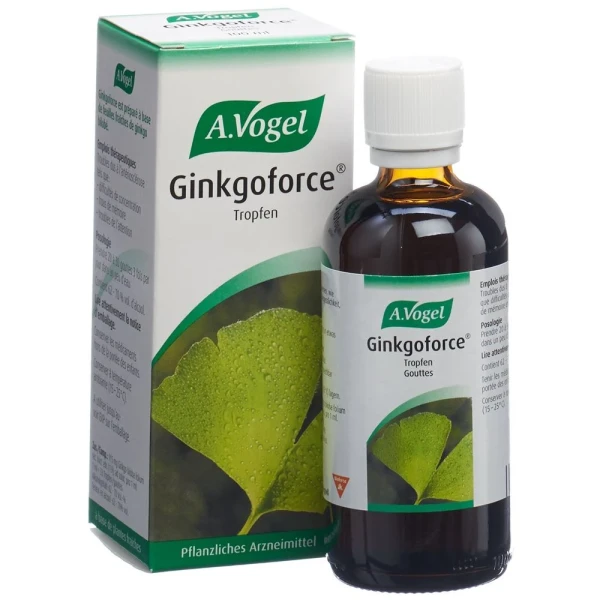 Hier sehen Sie den Artikel VOGEL Ginkgoforce Tropfen Fl 100 ml aus der Kategorie . Dieser Artikel ist erhältlich bei pedro-shop.ch