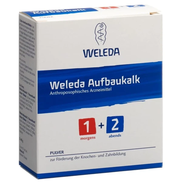 Hier sehen Sie den Artikel WELEDA Aufbaukalk 1+2 Plv 2 Glas 45 g aus der Kategorie Arzneimittel der Liste D. Dieser Artikel ist erhältlich bei pedro-shop.ch