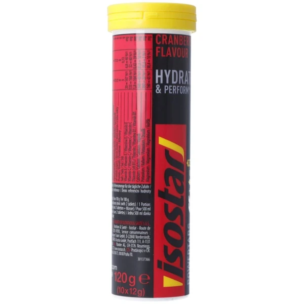 ISOSTAR Power Tabs Brausetabl Cranberry 10 Stk