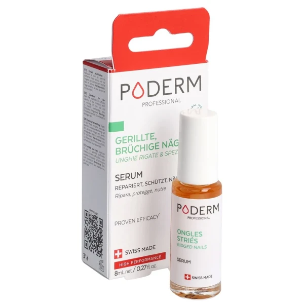 PODERM Huile Sérum Ongles Nourrissante Fl 8 ml