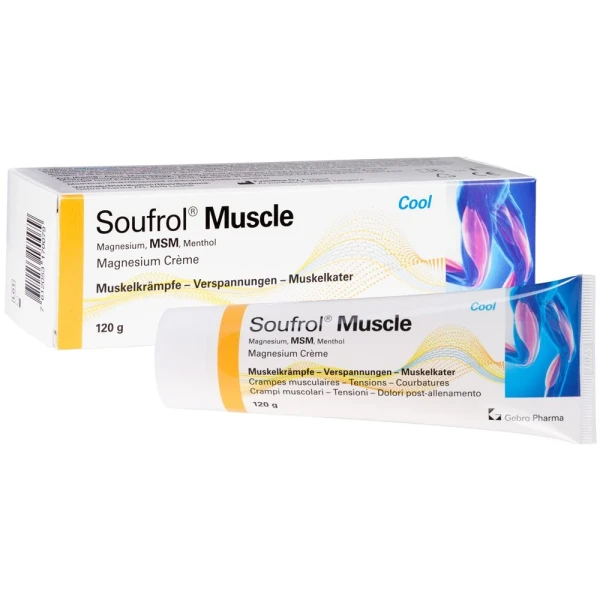 SOUFROL Muscle Magnesium Creme Cool Tb 120 g