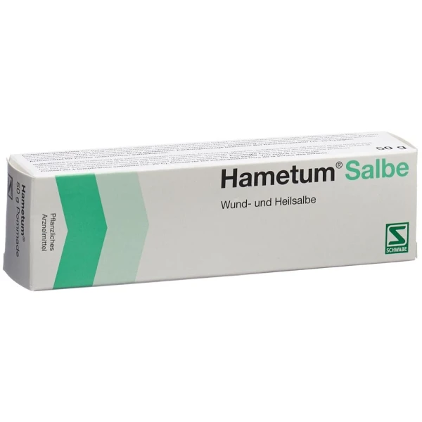 Hier sehen Sie den Artikel HAMETUM Salbe Tb 50 g aus der Kategorie Arzneimittel der Liste D. Dieser Artikel ist erhältlich bei pedro-shop.ch