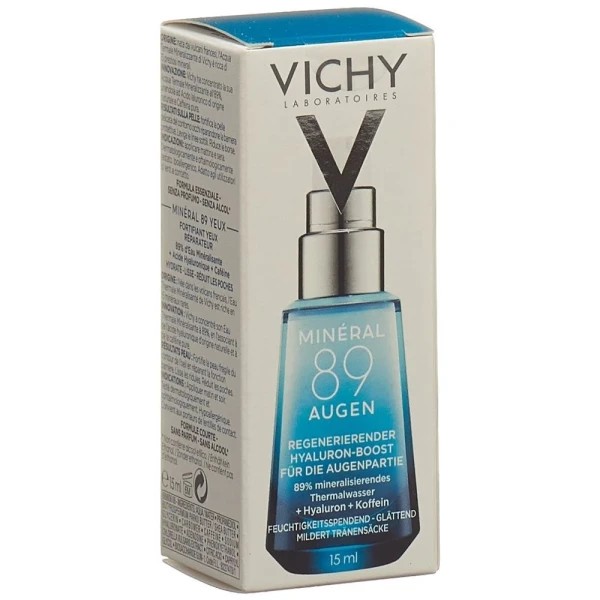 Hier sehen Sie den Artikel VICHY Minéral 89 Augenpflege Fl 15 ml aus der Kategorie Augenpflege. Dieser Artikel ist erhältlich bei pedro-shop.ch