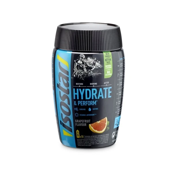 Hier sehen Sie den Artikel ISOSTAR HYDRATE & PERFORM Plv Grapefruit Ds 400 g aus der Kategorie Sportpräparate und Zubehör. Dieser Artikel ist erhältlich bei pedro-shop.ch