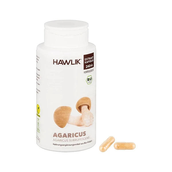 HAWLIK Agaricus Extrakt + Pulver Kaps 240 Stk