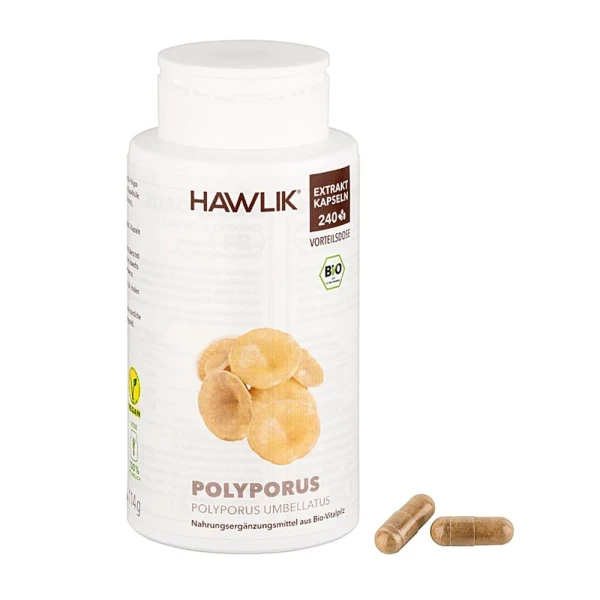 HAWLIK Polyporus Extrakt + Pulver Kaps 240 Stk