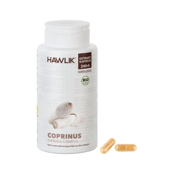 HAWLIK Coprinus Extrakt und Pulver Kaps 240 Stk