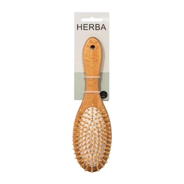 Hier sehen Sie den Artikel HERBA Haarbürste m Holzstift oval Buchenholz FSC aus der Kategorie Haarbürsten und Zubehör. Dieser Artikel ist erhältlich bei pedro-shop.ch